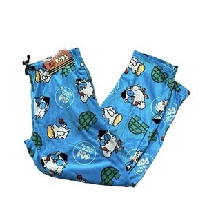 Tootsie Roll Pop Mr. Owl Plush Pajama Pants W/ Packets Unisex Size Large